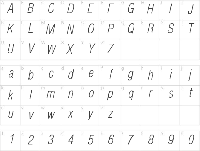 Hallmarke Condensed Light