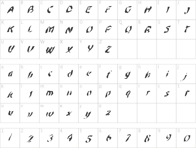 FZ WACKY 45 ITALIC