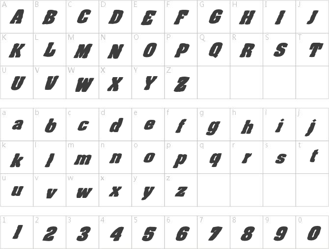 FZ BASIC 52 MANGLED ITALIC