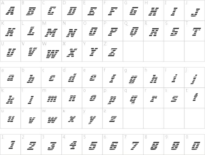 FZ BASIC 53 STRIPED ITALIC