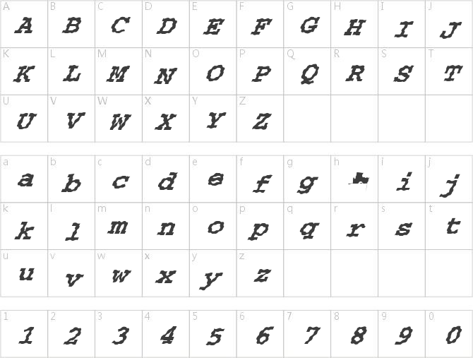 FZ BASIC 54 WAVEY ITALIC