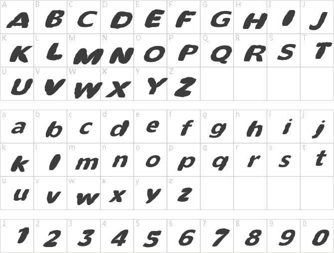 FZ BASIC 55 MANGLED ITALIC