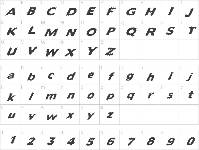 FZ BASIC 55 SPIKED ITALIC