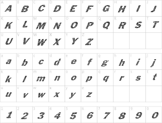 FZ BASIC 56 CRACKED ITALIC