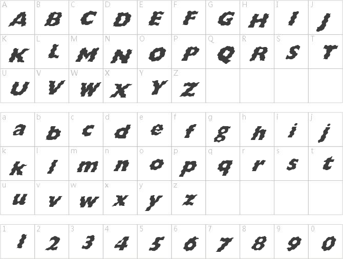 FZ BASIC 57 WAVEY ITALIC