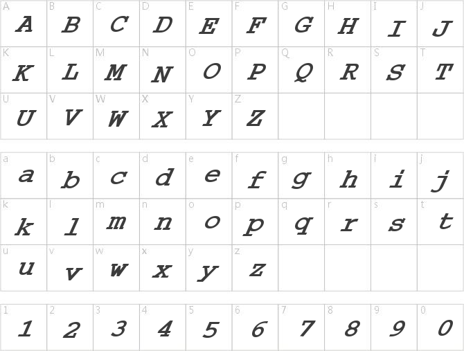 FZ DIGITAL 3 ITALIC