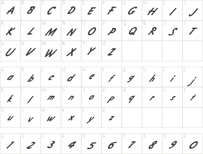 FZ HAND 4 ITALIC