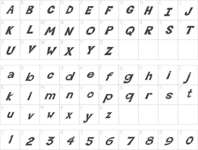 FZ JAZZY 7 CONTOUR ITALIC