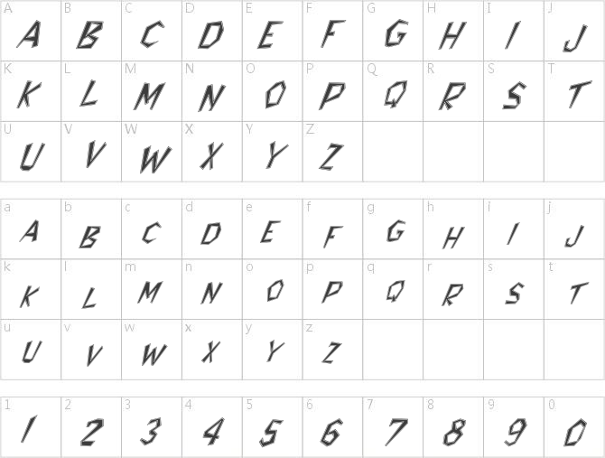 FZ JAZZY 8 CONTOUR ITALIC