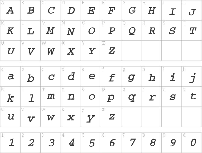 Carrier-Bold-Oblique