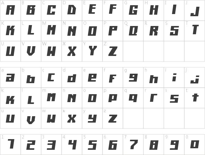 Kiloton Condensed Italic