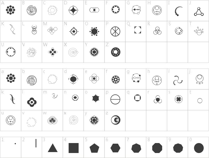 Crop Circle Dingbats