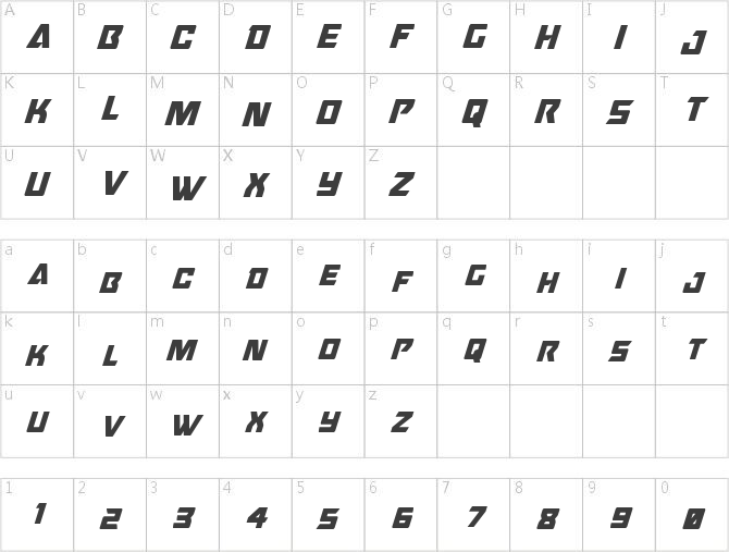 Oceanic Drift Condensed Italic