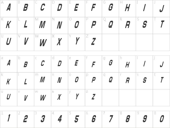 Maximus Condensed Italic