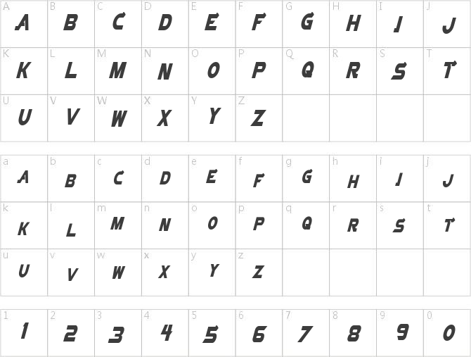 Vector Sigma Condensed Italic