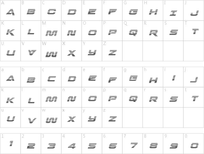 Quark Storm Gradient Italic