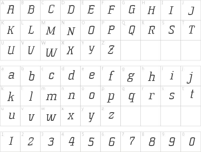 KorneuburgSlabLight-LightItalic