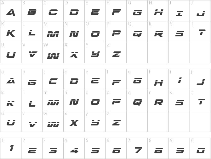 Quark Storm Laser Italic