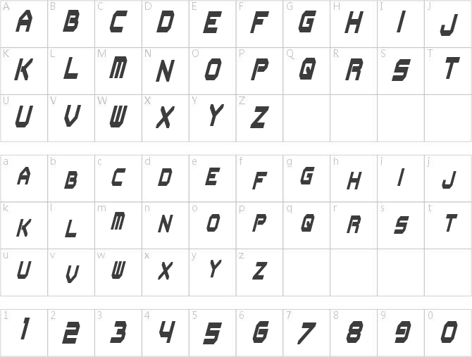 Flipbash Condensed Italic