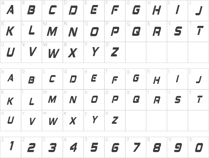 Montalban Condensed Italic