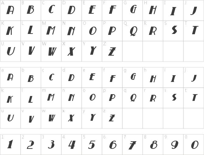 Broadmoor Bold Italic