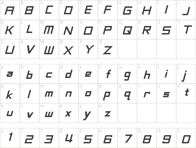 LaBeouf Bold Italic