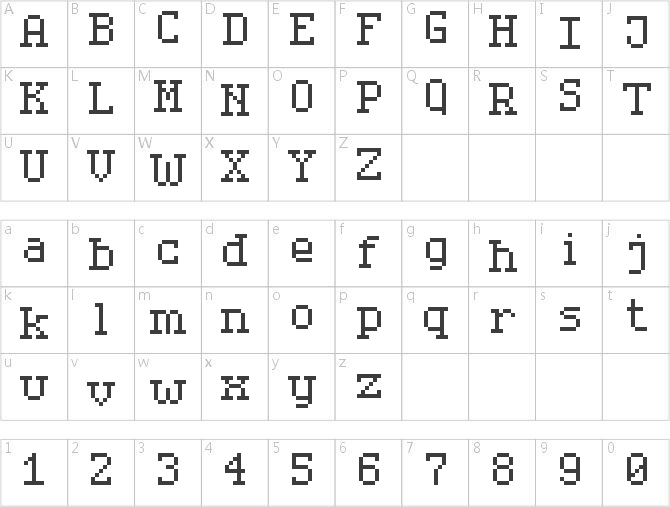 Serif Pixel-7