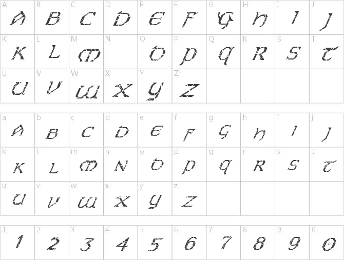 FZ JAZZY 31 CRACKED ITALIC