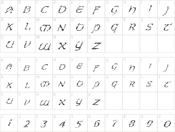 FZ JAZZY 31 HOLEY ITALIC