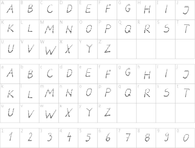 Darbog gradient italic