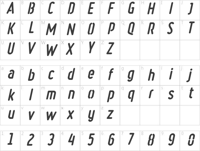 Ruler Stencil Heavy Italic