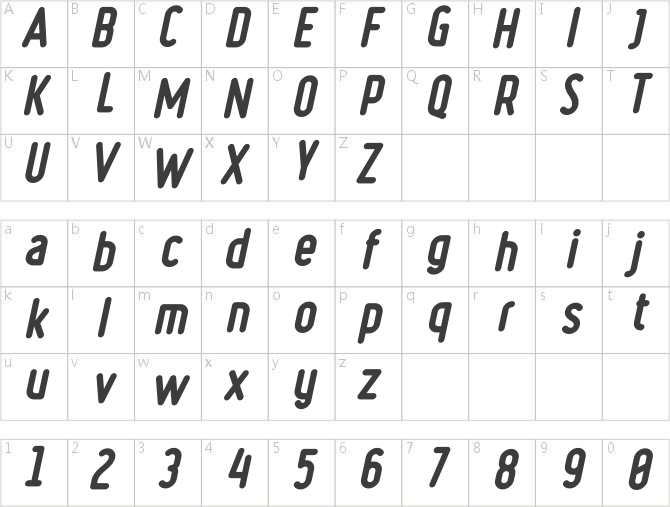 Ruler Heavy Italic