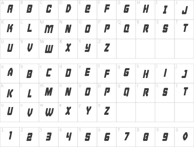 Cyborg Rooster Condensed Italic