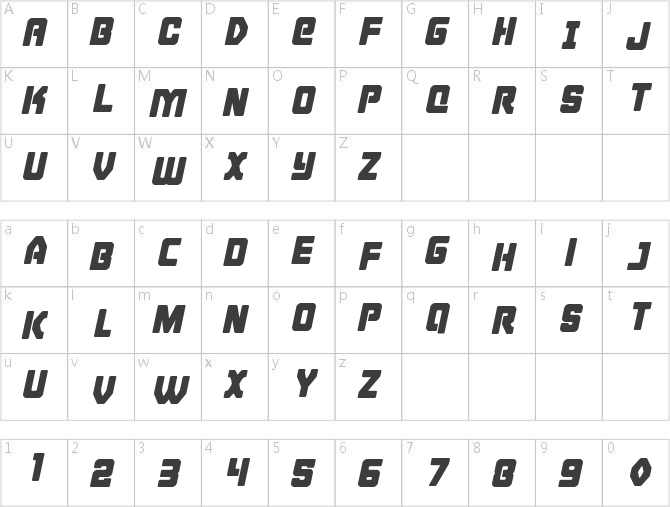 Cyborg Rooster Italic