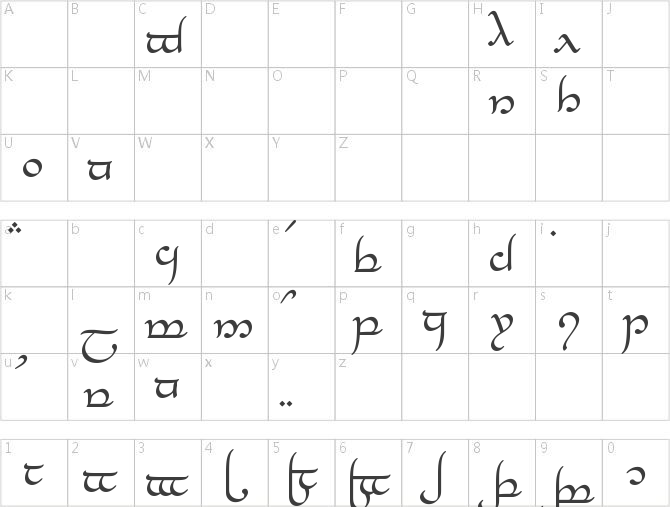 Tengwar-Elesil-Medium