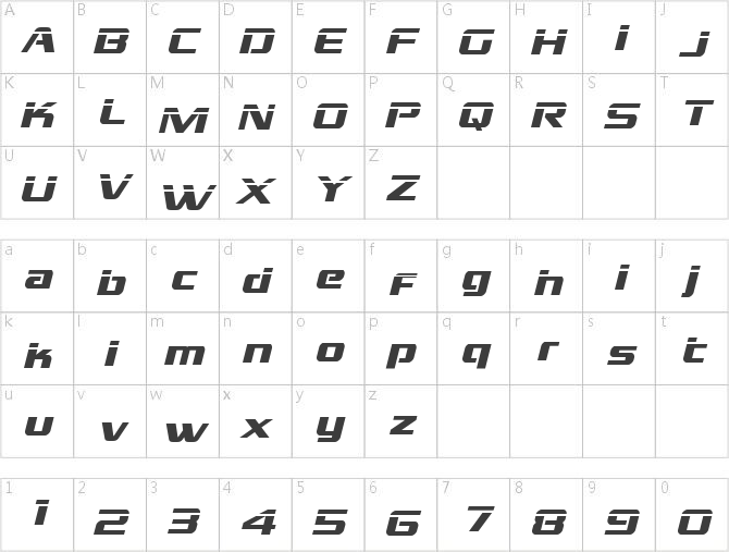 Grand National Laser Italic