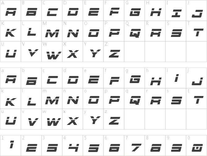 Montroc Laser Italic