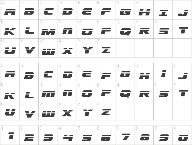 Dekaranger Laser Italic