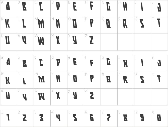 Major Force Condensed Leftalic