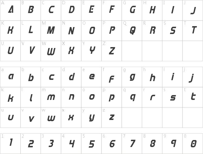 Redline Condensed Italic