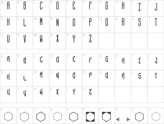 Hex-monograms