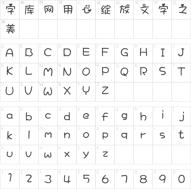 中文熊貓甜妞體智能機專用