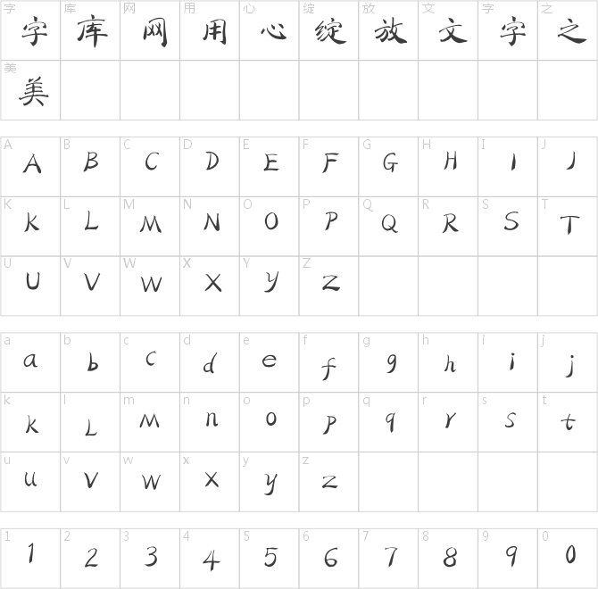 騰祥范笑歌楷書簡