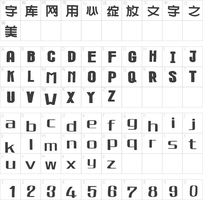 海報總動員之正體字