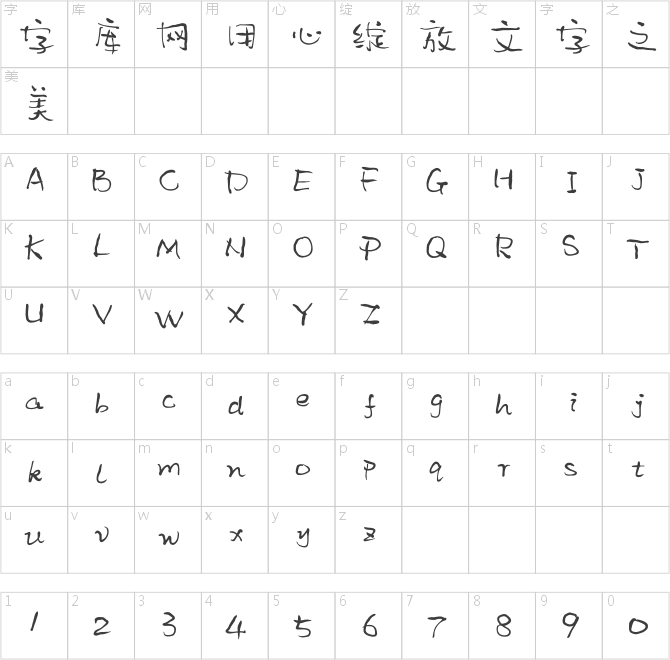 我字酷默陌枝椏體