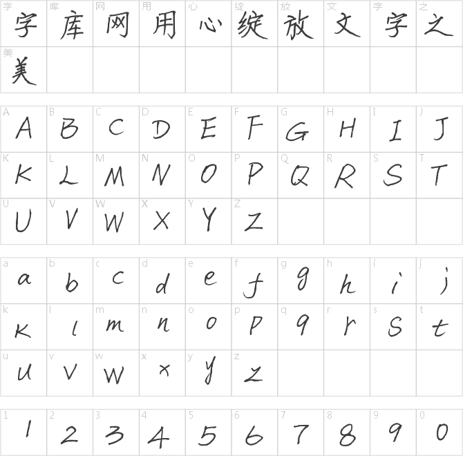 張維鏡手寫楷書