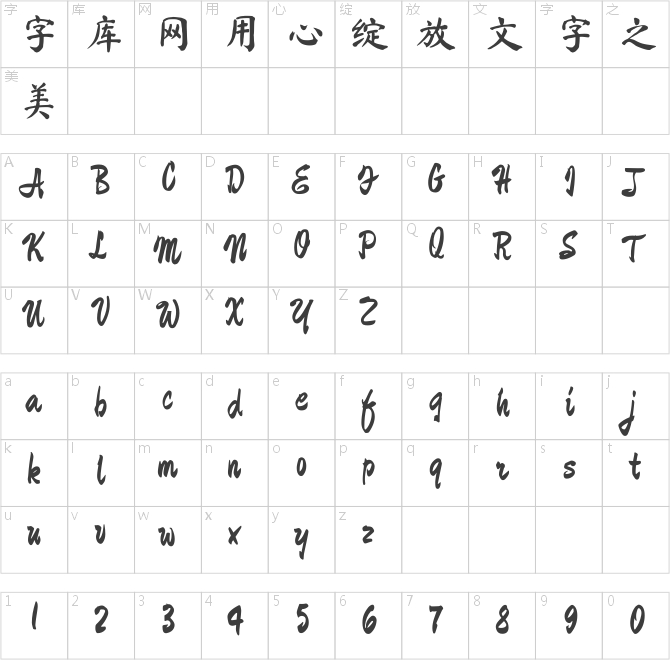 鐘齊馬善政毛筆楷書