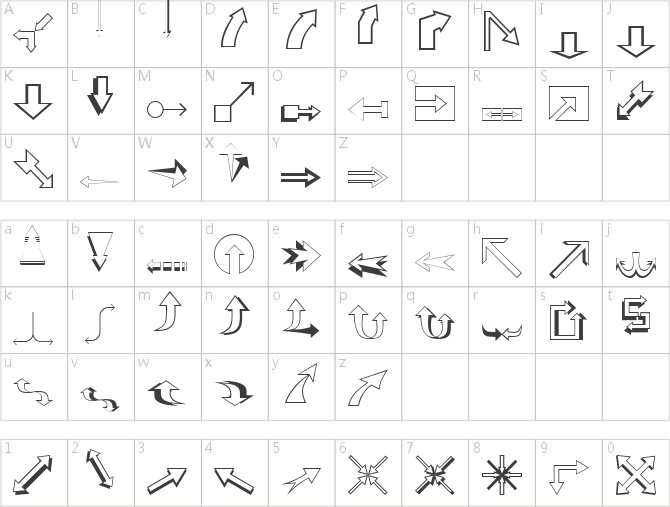 Carr Arrows (outline)