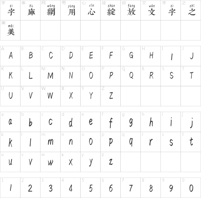 漢標內府繁拼音