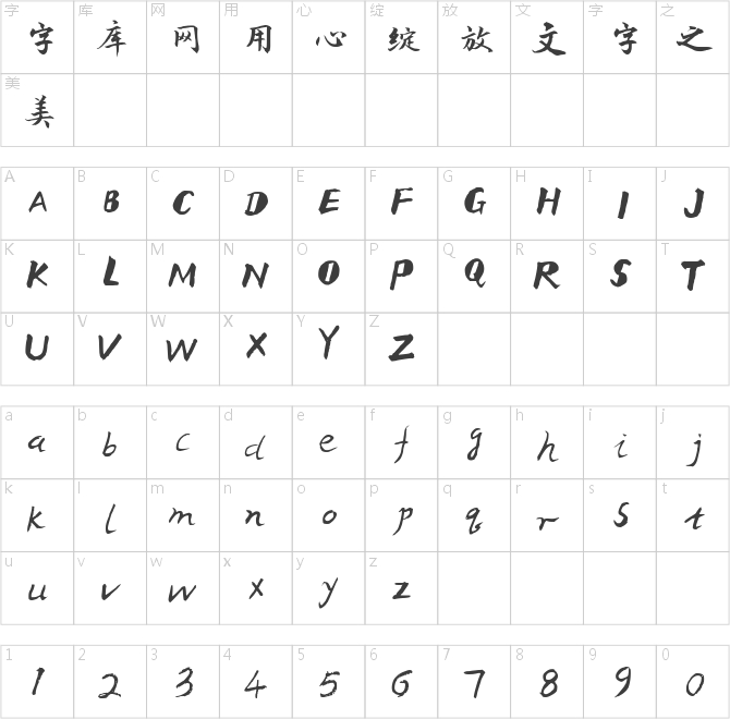 三極文明勁楷